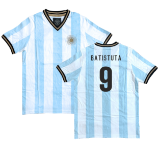 Argentina El Sol Albiceleste Home Shirt (BATISTUTA 9)