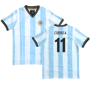 Argentina El Sol Albiceleste Home Shirt (CORREA 11)