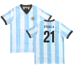 Argentina El Sol Albiceleste Home Shirt (DYBALA 21)