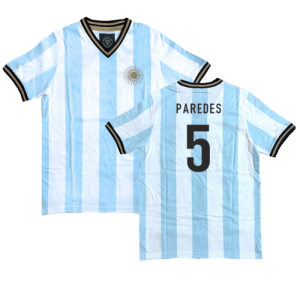 Argentina El Sol Albiceleste Home Shirt (PAREDES 5)