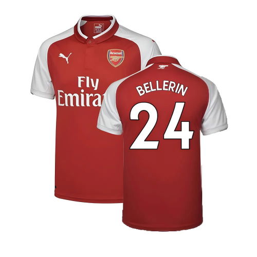 Arsenal 17/18 Home Football Shirt Adult Size XS ((Excellent) XS) (Bellerin 24)