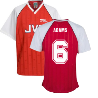 Arsenal 1988 Home Retro Football Shirt (ADAMS 6)