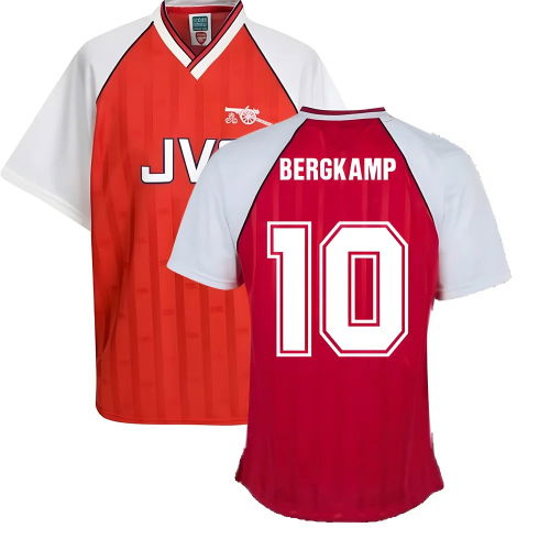 Arsenal 1988 Home Retro Football Shirt (BERGKAMP 10)