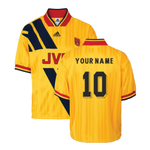 Arsenal 1993-1994 Away Retro Shirt (Your Name)
