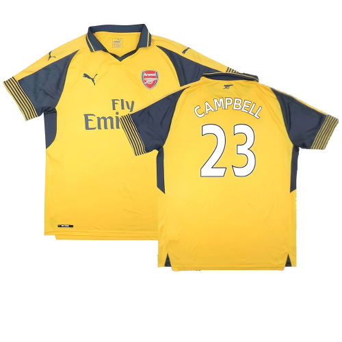 Arsenal 2016-17 Away Shirt ((Mint) S) (CAMPBELL 23)