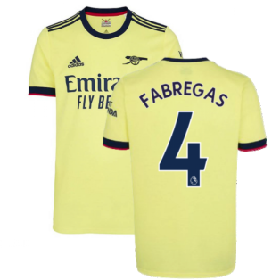 Arsenal 2021-2022 Away Shirt (Kids) (FABREGAS 4)