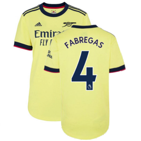 Arsenal 2021-2022 Away Shirt (Ladies) (FABREGAS 4)