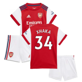 Arsenal 2021-2022 Home Baby Kit (XHAKA 34)
