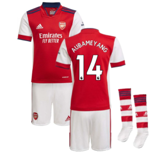 Arsenal 2021-2022 Home Mini Kit (AUBAMEYANG 14)