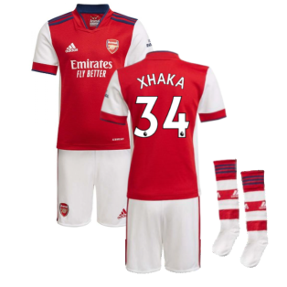 Arsenal 2021-2022 Home Mini Kit (XHAKA 34)