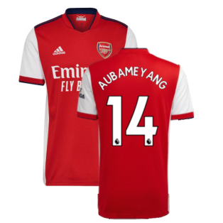 Arsenal 2021-2022 Home Shirt (AUBAMEYANG 14)