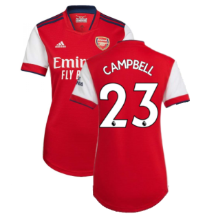 Arsenal 2021-2022 Home Shirt (Ladies) (CAMPBELL 23)