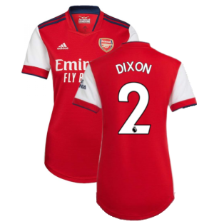 Arsenal 2021-2022 Home Shirt (Ladies) (DIXON 2)