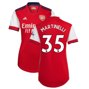 Arsenal 2021-2022 Home Shirt (Ladies) (MARTINELLI 35)