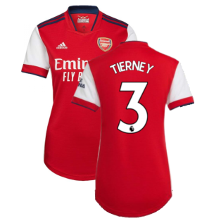 Arsenal 2021-2022 Home Shirt (Ladies) (TIERNEY 3)