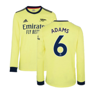 Arsenal 2021-2022 Long Sleeve Away Shirt (ADAMS 6)