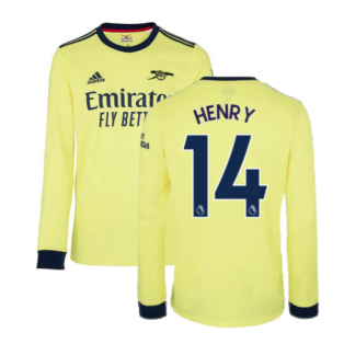 Arsenal 2021-2022 Long Sleeve Away Shirt (HENRY 14)