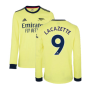 Arsenal 2021-2022 Long Sleeve Away Shirt (LACAZETTE 9)