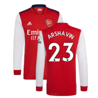 Arsenal 2021-2022 Long Sleeve Home Shirt (ARSHAVIN 23)