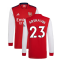 Arsenal 2021-2022 Long Sleeve Home Shirt (ARSHAVIN 23)