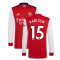 Arsenal 2021-2022 Long Sleeve Home Shirt (PARLOUR 15)