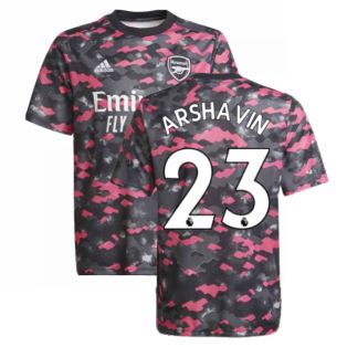 Arsenal 2021-2022 Pre-Match Shirt (Pink) - Kids (ARSHAVIN 23)