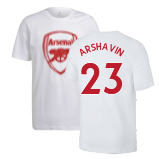 Arsenal 2021-2022 Tee (White) (ARSHAVIN 23)