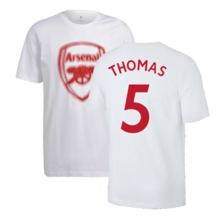 Arsenal 2021-2022 Tee (White) (Thomas 5)