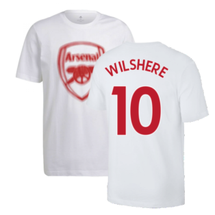 Arsenal 2021-2022 Tee (White) (WILSHERE 10)