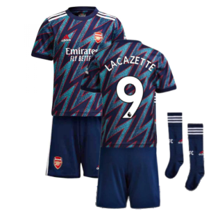 Arsenal 2021-2022 Third Mini Kit (LACAZETTE 9)