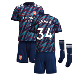 Arsenal 2021-2022 Third Mini Kit (XHAKA 34)