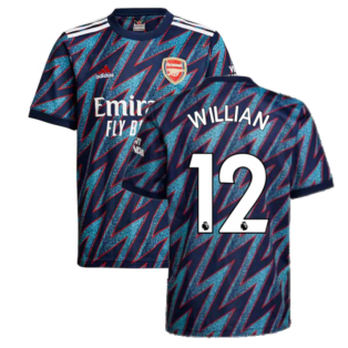 Arsenal 2021-2022 Third Shirt (Kids) (WILLIAN 12)