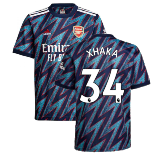 Arsenal 2021-2022 Third Shirt (Kids) (XHAKA 34)