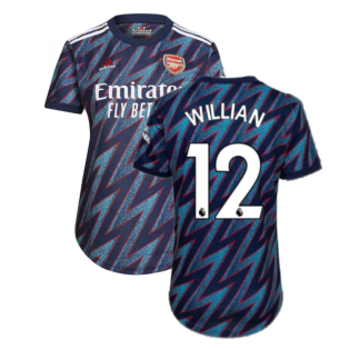 Arsenal 2021-2022 Third Shirt (Ladies) (WILLIAN 12)