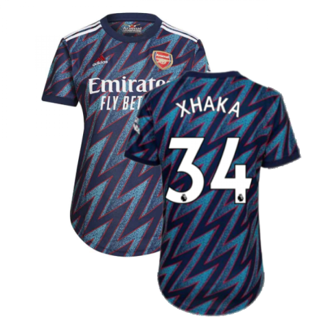 Arsenal 2021-2022 Third Shirt (Ladies) (XHAKA 34)
