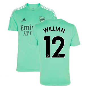 Arsenal 2021-2022 Training Shirt (Acid Mint) (WILLIAN 12)