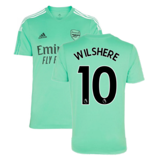 Arsenal 2021-2022 Training Shirt (Acid Mint) (WILSHERE 10)