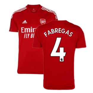Arsenal 2021-2022 Training Shirt (Active Maroon) - Kids (FABREGAS 4)