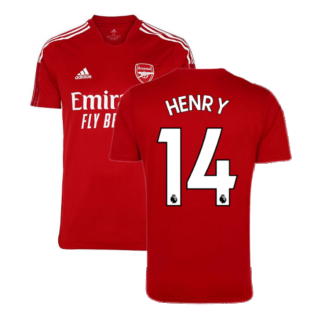 Arsenal 2021-2022 Training Shirt (Active Maroon) - Kids (HENRY 14)
