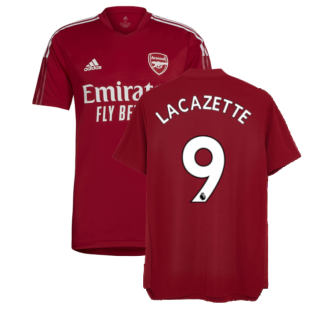 Arsenal 2021-2022 Training Shirt (Active Maroon) (LACAZETTE 9)