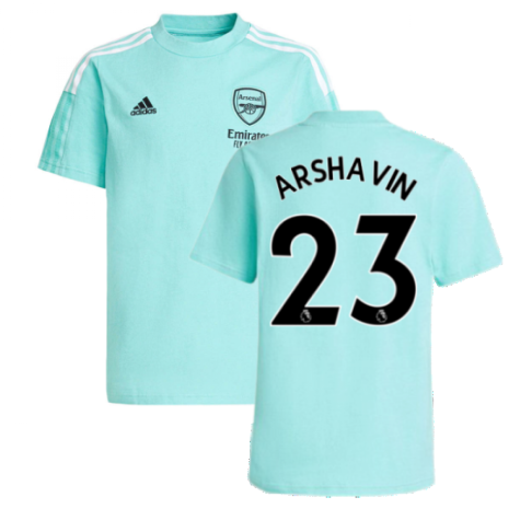 Arsenal 2021-2022 Training Tee (Acid Mint) (ARSHAVIN 23)