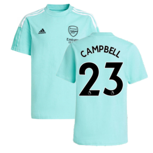Arsenal 2021-2022 Training Tee (Acid Mint) (CAMPBELL 23)