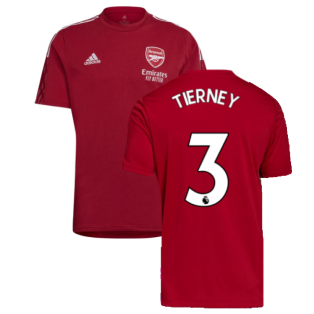Arsenal 2021-2022 Training Tee (Active Maroon) (TIERNEY 3)