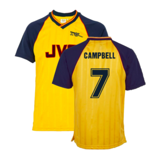 Arsenal Retro 1988-1989 Away Shirt (Campbell 7)