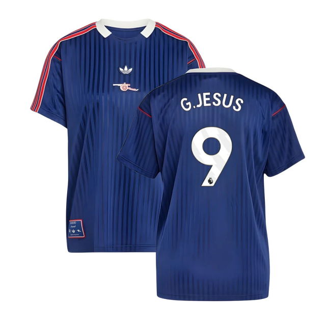 Arsenal Terrace Icons Shirt (Navy) (G.Jesus 9)