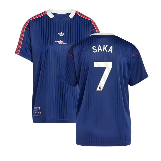 Arsenal Terrace Icons Shirt (Navy) (Saka 7)