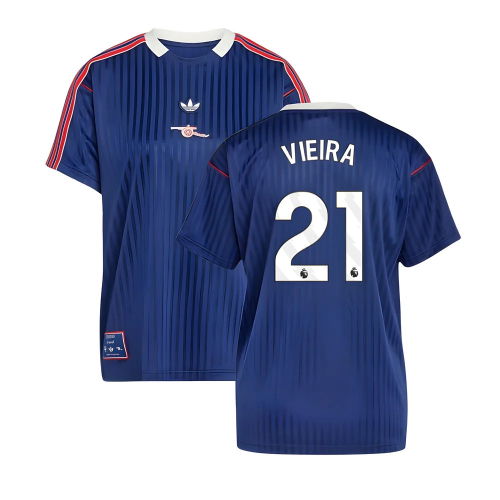 Arsenal Terrace Icons Shirt (Navy) (Vieira 21)