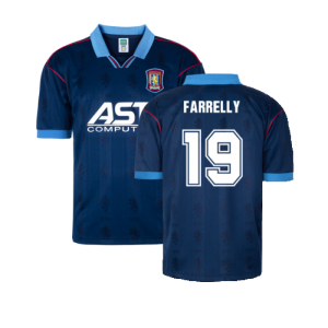 Aston Villa 1996 Retro Away Shirt (Farrelly 19)