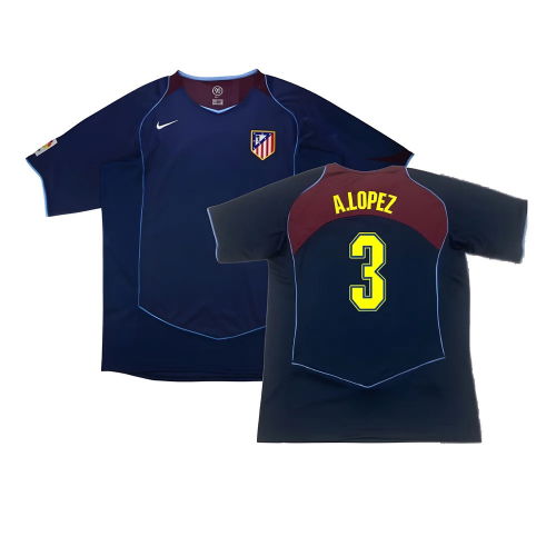 Atletico Madrid 2004-05 Away Shirt ((Good) XL) (A.Lopez 3)