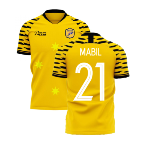 Australia 2023-2024 Home Concept Football Kit (Libero) (Mabil 21)